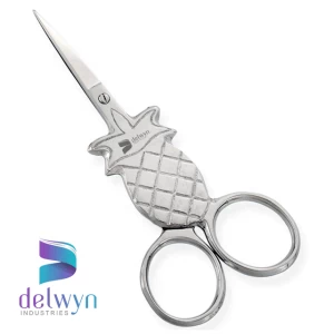 pineapple style scissor for sewing handicraft household scissors embroidery threading industry fancy small scissor