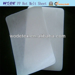 Ping Pong hot melt sheet,shoe material needle punched fabric