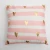 Import Pink Hot Stamping Gold Foil Print Throw Pillow Covers Soft Velvet Square Cushion Covers from China