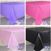 Plain Dyed Disposable Table Cloth Waterproof Solid Color Table Cover For Banquet Home Party Table Accessories Suppliers
