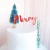 Import Plastic Acrylic Right Angle Merry Christmas cake topper from China