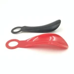 Plastic Handle Shoe Horns With  Customized Logo And Big Hole