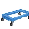 plastic industrial dolly portable trolleys hand truck transportation cart