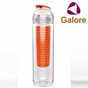 Plastic Infusion Wholesale Price 32oz Tritan Water Fruit Infuser Bottle