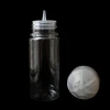 plastic pet e liquid bottle 30ml 60ml 100ml with child proof tamper cap