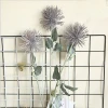 Plastic Sea Urchin Flocking Artificial Faux Flower Gypsophila for Wedding Party Home Garden Decoration