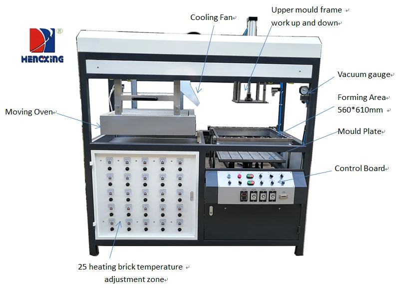 Plastic thermoforming machine Acrylic vacuum forming machine