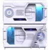 Plastic Vacuum Forming Sleeping Capsule Bed Blister Space Capsule Pod Hotel Thermoforming Bunk Bed