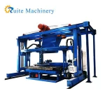 PLC control pig concrete slats floor moulding machine with iron mould