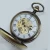 Import PM7053 2020 new products men vintage bronze color skeleton mechanical pocket watch from China