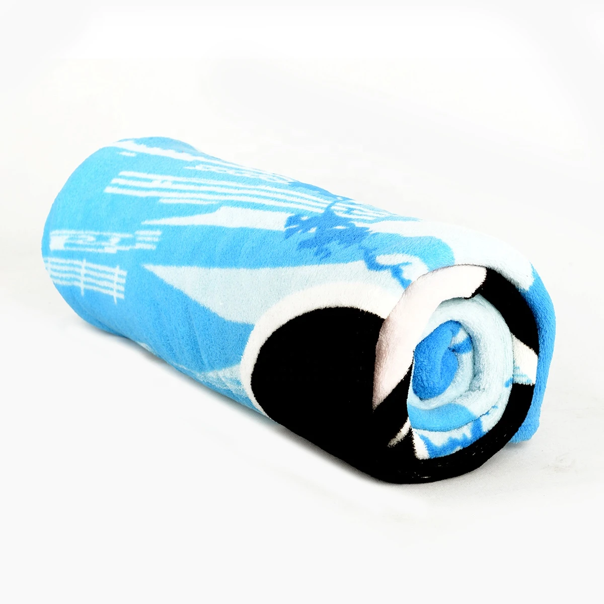 polyester soft disposable printed Airline Coral Fleece blankets