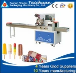 Popsicle,Ice Pop With Sticks Pillow Bag Packing Machine&high Quality Ice Lolly Flow Pack Machine