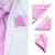 Popular Accessories Tie Clip Cufflink Neckties Men Pocket Squares and Ties Set