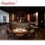 Popular design RongheTai modern customization 5 star hotel restaurant furniture rattan customized restaurant set CT1006