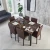 Import Popular style dining room furniture marble tabletop PU chair top 6chair set dining table and chairs. from China