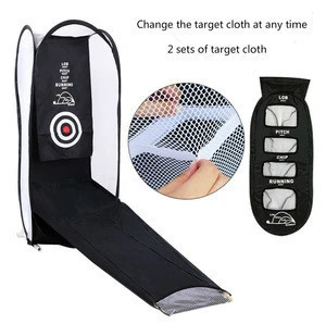 Portable Golf Practice Net Golf Hitting Net Indoor Chipping Practice Target Training Aids at Backyard Collapsible