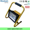 Portable Rechargeable 12v 24v Battery Powered Ip65 Waterproof Outdoor 20w 10w Rechargeable Led Flood Light