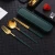 Import Portable travel tableware stainless steel spoon fork chopsticks tableware set from China