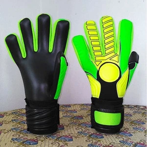 Positive cut Roll finger Extra 4mm german palm latex grip all weather conditions suitable Club Training Goalkeeper Gloves