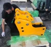 post driver machine for Excavator sheet pile driver