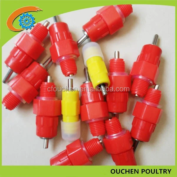 Poultry nipple drinker system for quail chick chicken nipple drinker