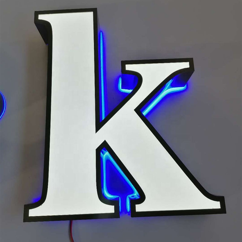 Buy Powder Painted Signage Wall Mounted Frontlit & Backlit Led Acrylic ...