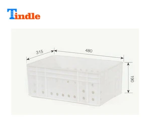 PP Foldable Storage Shg Logistics Plastic Crate For Warehouse