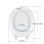 Import PP Toilet Seat Cover for Bathroom Plastic Toilet Seat Cover from China