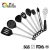 Import Premium 8 Pieces Non-stick Silicone and Stainless Steel cooking utensil set from China