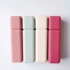 Premium grade lip glaze tube cosmetic package bottles rubber spray paint lip gloss bottle