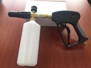 Pressure Car Washer Water Gun + 1L Snow Foam Lance Generator Car Washing Cleaning Tools