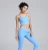 Import Private Label Custom Compression Wear Girls Sports Suit Women polyester Spandex Two Piece Yoga Set Sports Bra And Legging Set from China