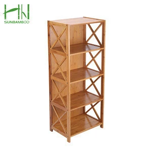 Professional China manufacturer wholesale factory price custom made bamboo products decorative shelf rack