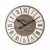 Professional design antique style wood metal wedding gift wall clock