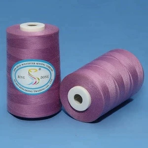 Professional factory supply 100 polyester 20/3 sewing thread