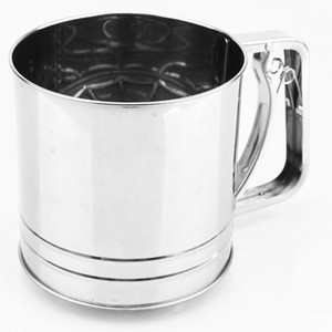 Professional Kitchen Baking Accessories Series 5 Cup Stainless Steel Flour Sifter