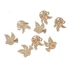 Professional manufacture laser cut bird shaped decorations wooden craft slices for crafts wood craft animals
