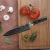 professional Micarta wood handle kitchen knife damascus chef knife