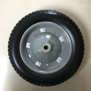 Promotional 13 inch 3.00-8 Polyurethane foam solid wheelbarrow tyre