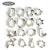 Promotional Bakeware Cookie Tools Cake Tool Custom stainless steel  Biscuit tools Cookie Cutter Mould Set