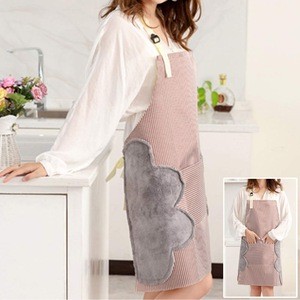 Promotional custom Cleaning Wipe Hands Apron cooking tpu Apron