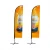Import Promotional outdoor banner custom Beach Flag fiberglass Pole flying feather flag from China