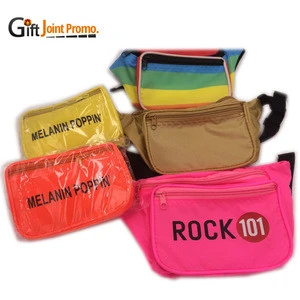 Promotional Polyester Neon Fanny Pack, Customized Waist Bag