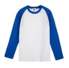 Promotional Products 100% Cotton Sales Good Two-color Long Sleeve T-shirt