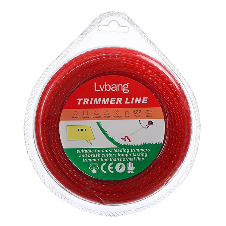 Promotional various durable using nylon trimmer line parts garden line nylon trimmer line