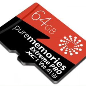 Pure Memories 100% full capacity High Quality turbo pro+ U3 speed memory card 64gb