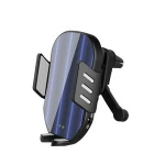 qi certified metal electronic Phone mount charges strong smart car wireless charger