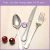 Import QT00011 custom silver Flatware Sets spoon fork and knife for home goods from China