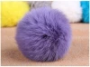 Real Rabbit Fur Pom Pom Rabbit Balls ideal for craft projects and knit hats