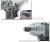 Import Rechargeable Li-ion battery cordless impact wrench with LED light electric wrench from China